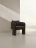 Cozy Modern Curved Armchair