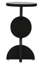 Geometric Black Mango Wood Table