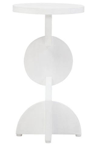 Whitewash Mango Wood Side Table
