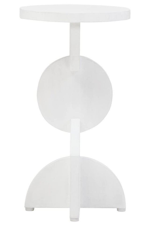 Whitewash Mango Wood Side Table