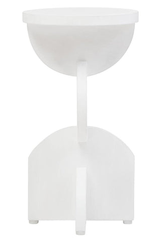 Whitewash Mango Wood Side Table