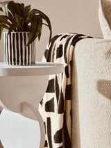 Whitewash Mango Wood Side Table