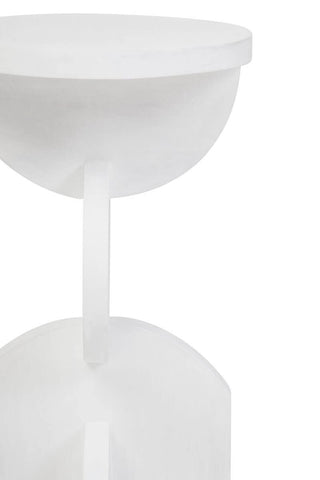 Whitewash Mango Wood Side Table
