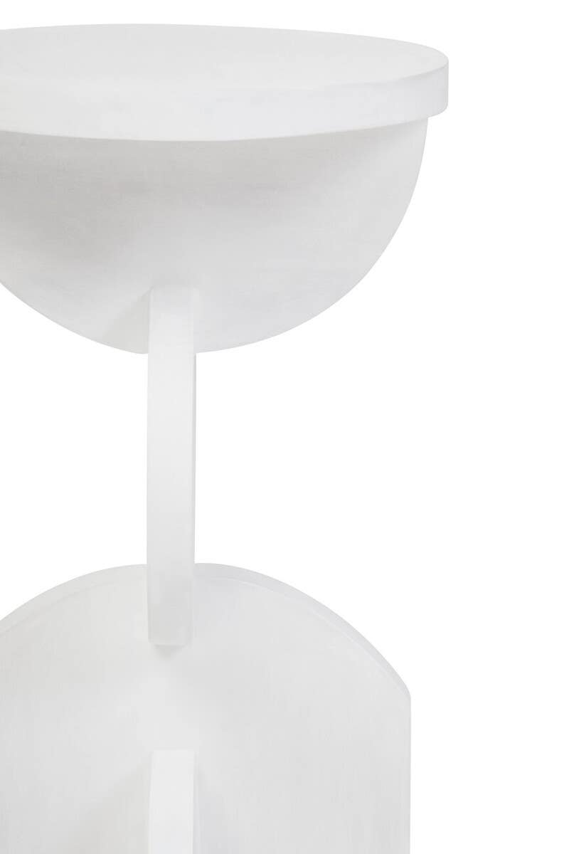 Whitewash Mango Wood Side Table