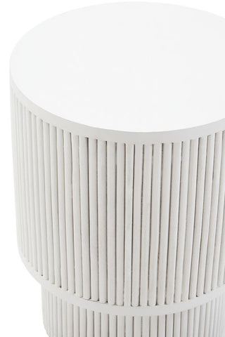 Mango Wood Ridge Side Table