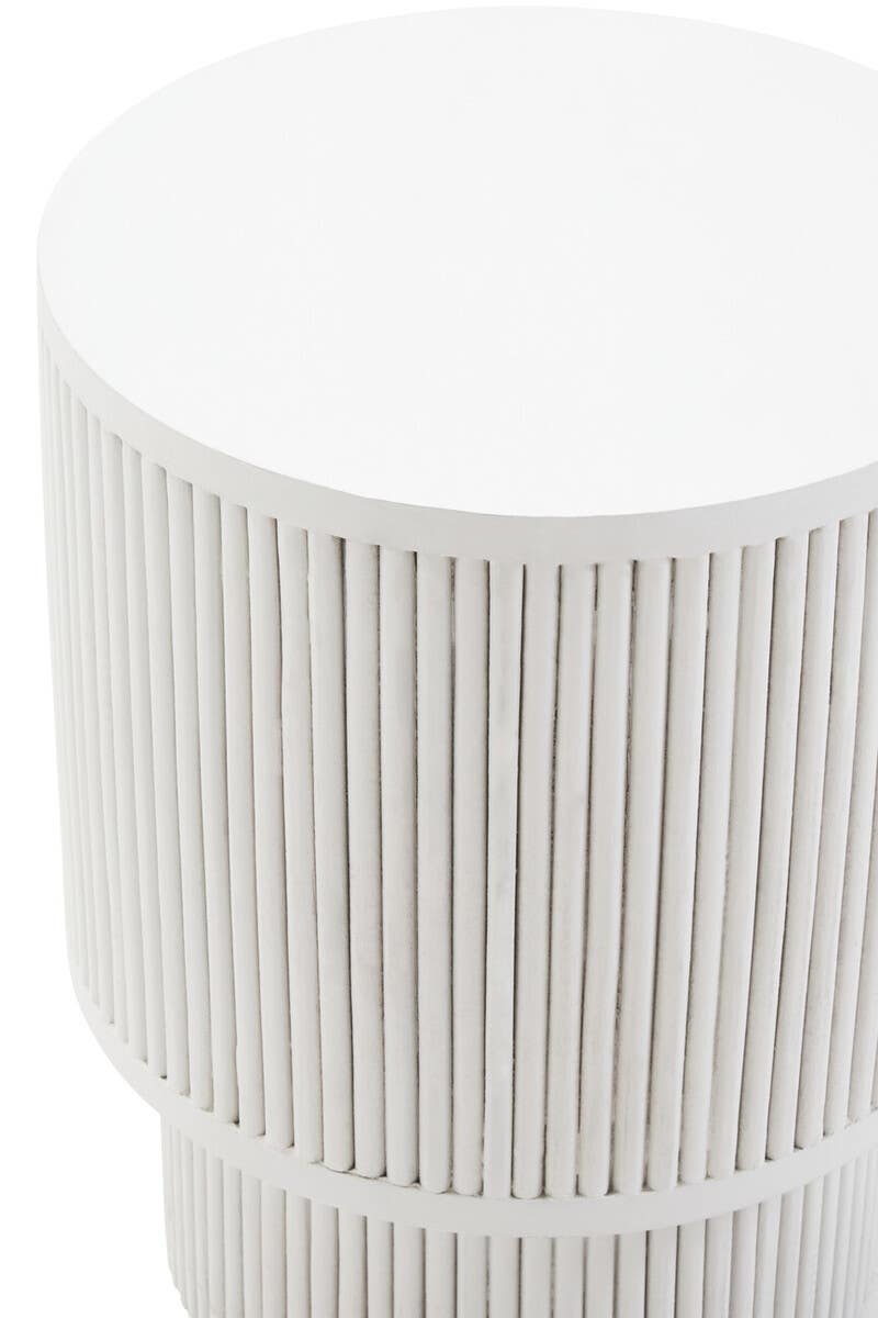 Mango Wood Ridge Side Table