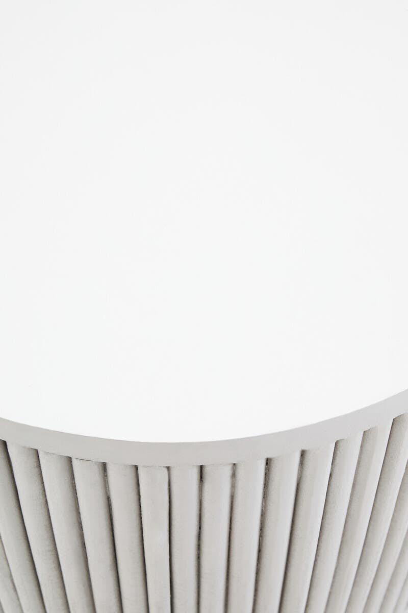 Mango Wood Ridge Side Table