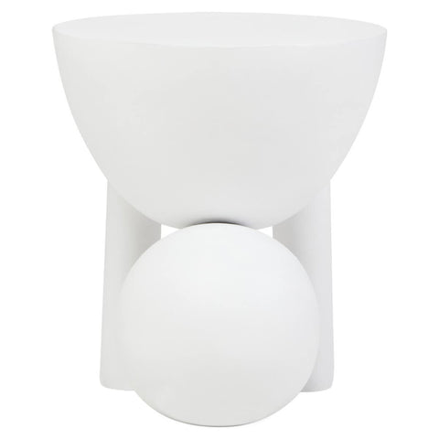 Whitewash Mango Wood Side Table