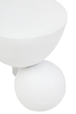 Whitewash Mango Wood Side Table