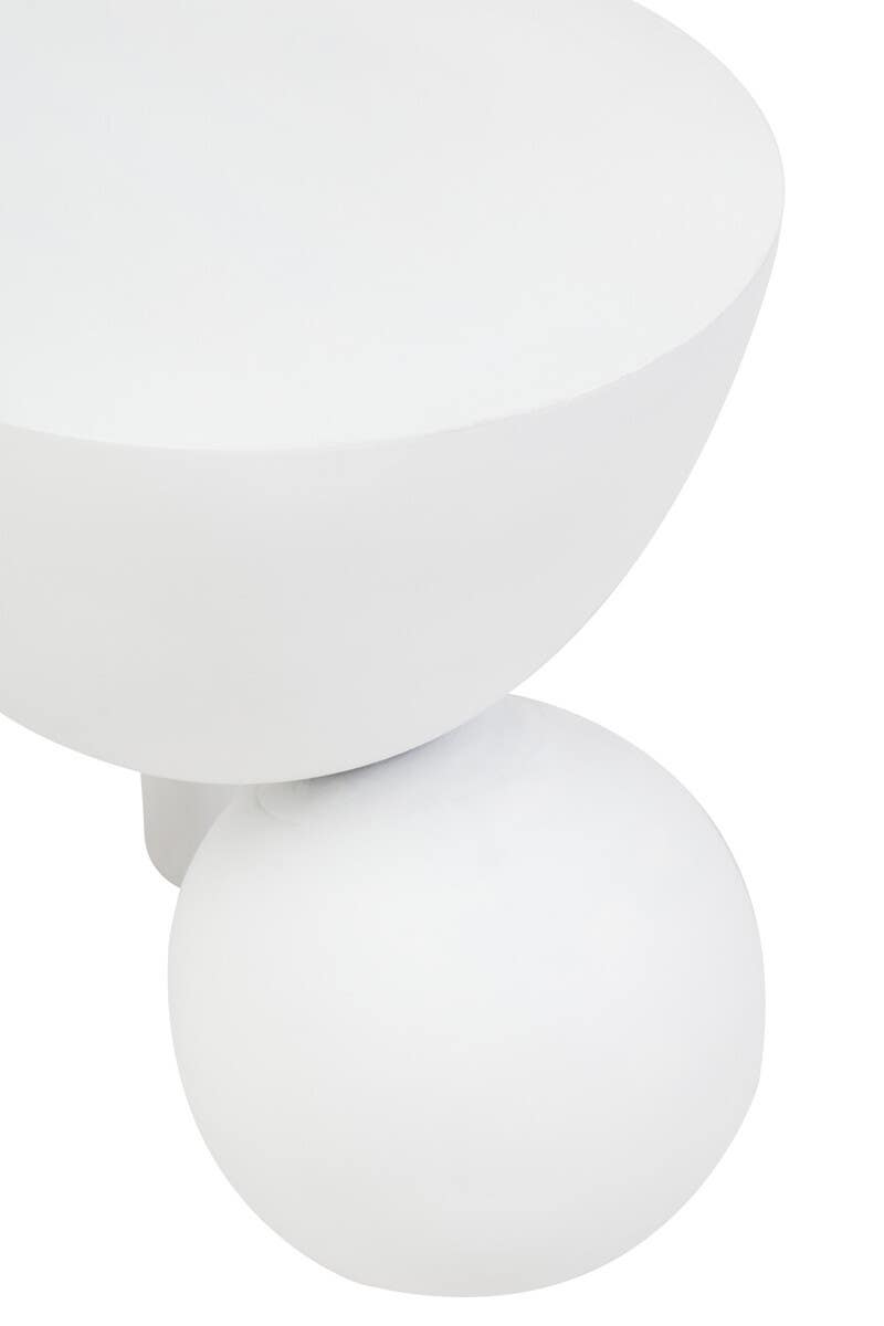 Whitewash Mango Wood Side Table