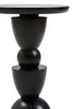 Mango Wood Black Side Table