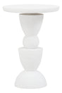 Mango Wood Whitewash Side Table