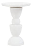 Mango Wood Whitewash Side Table