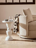 Mango Wood Whitewash Side Table