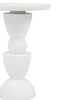 Mango Wood Whitewash Side Table