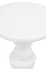 Mango Wood Whitewash Side Table