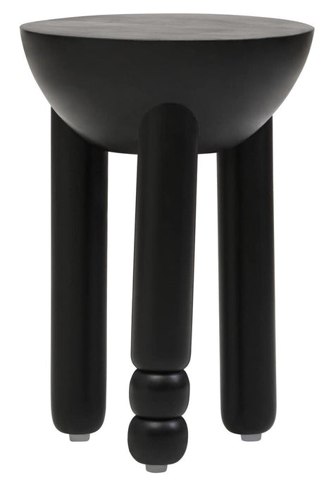 Black Mango Wood Side Table