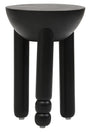 Black Mango Wood Side Table