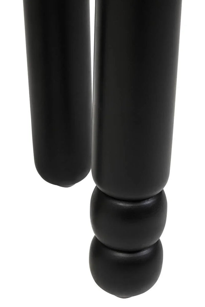 Black Mango Wood Side Table