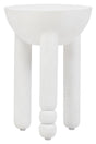Mango Wood Whitewash Side Table