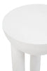 Mango Wood Whitewash Side Table