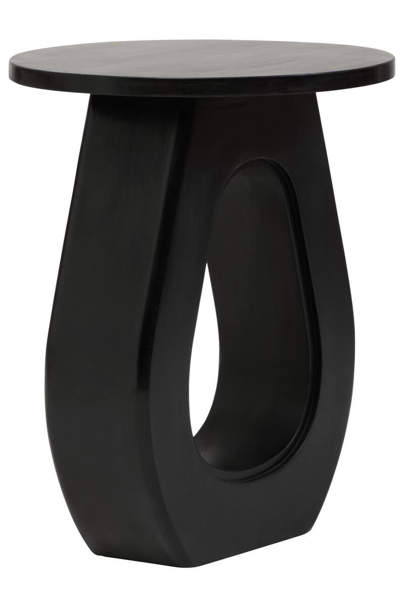Elegant Black Mango Wood Table