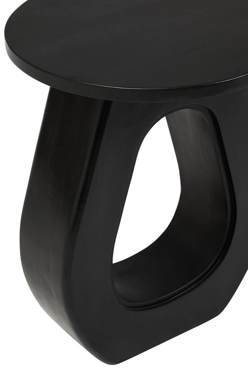 Elegant Black Mango Wood Table