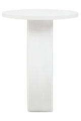 Mango Wood Whitewash Accent Table
