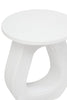 Mango Wood Whitewash Accent Table