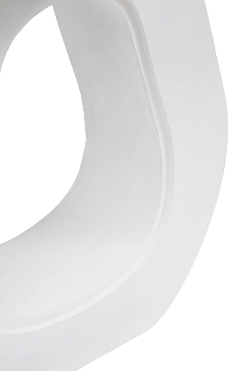 Mango Wood Whitewash Accent Table