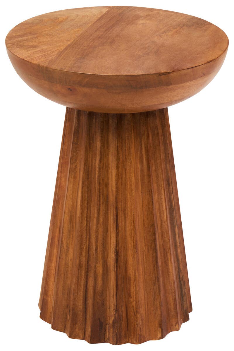 Ridge Mango Wood Side Table