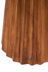 Ridge Mango Wood Side Table
