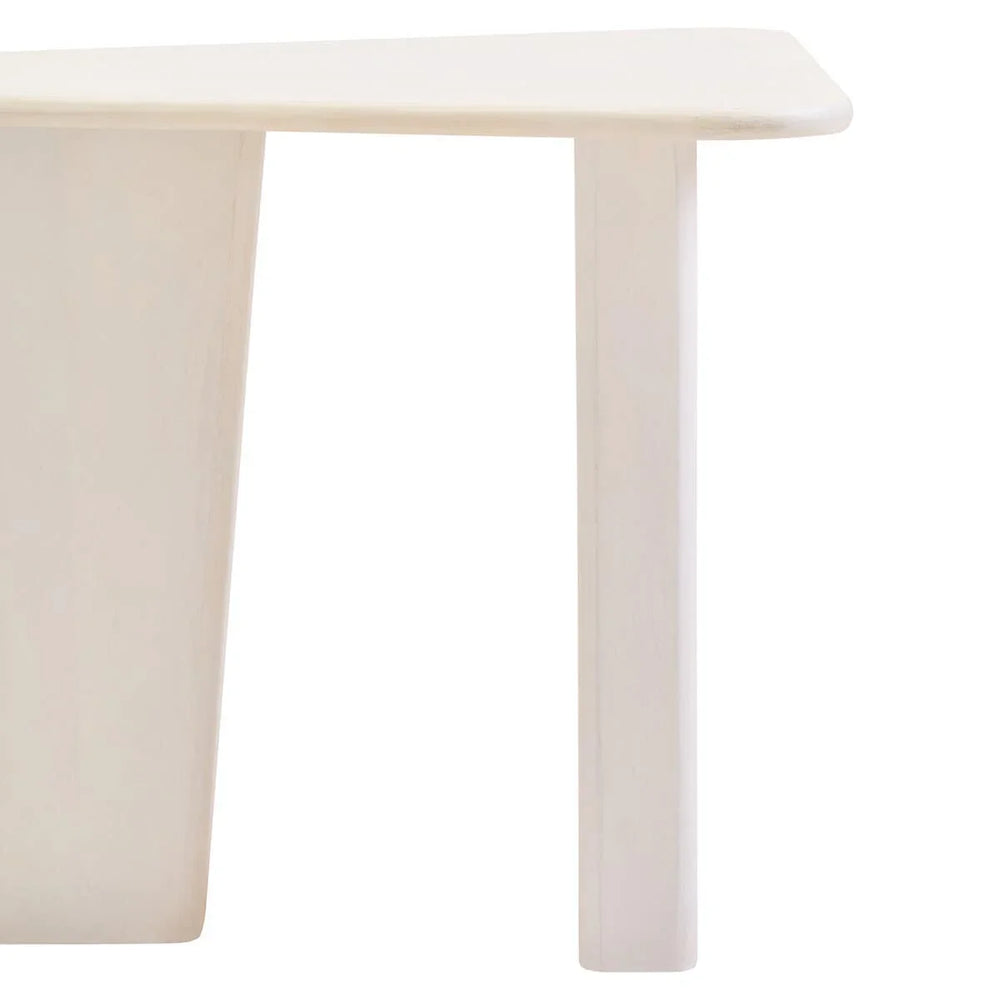Elegant Whitewash Mango Wood Table