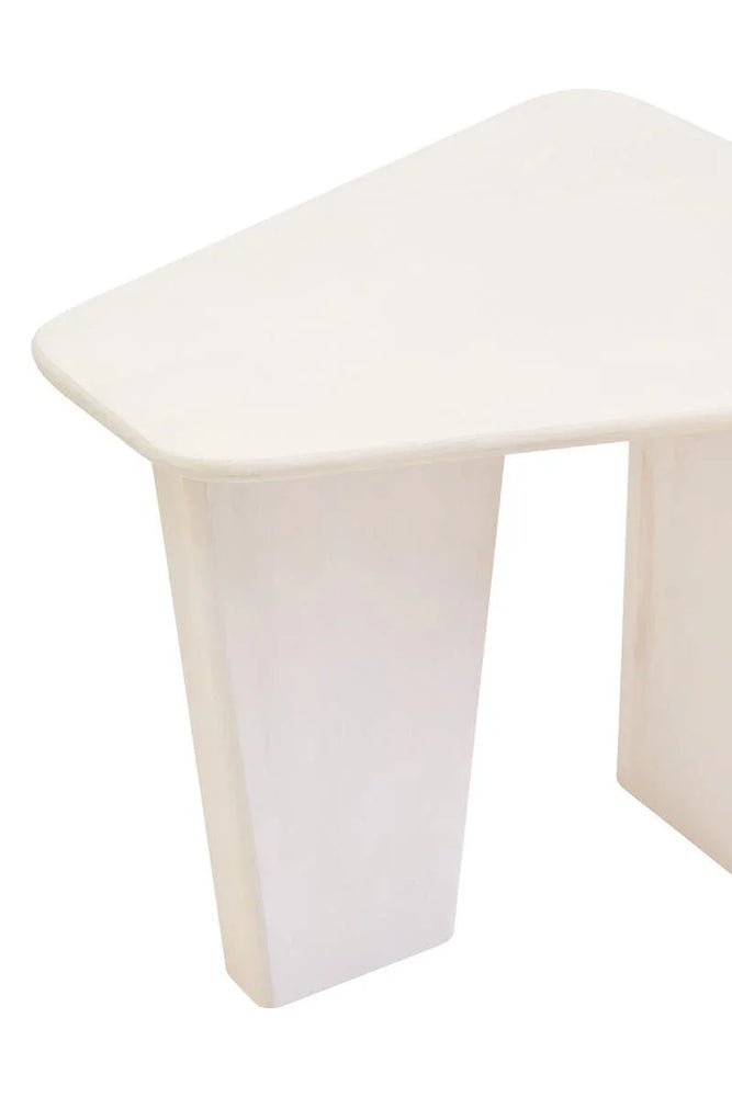 Elegant Whitewash Mango Wood Table