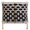 Monochrome Jute Rope Chair