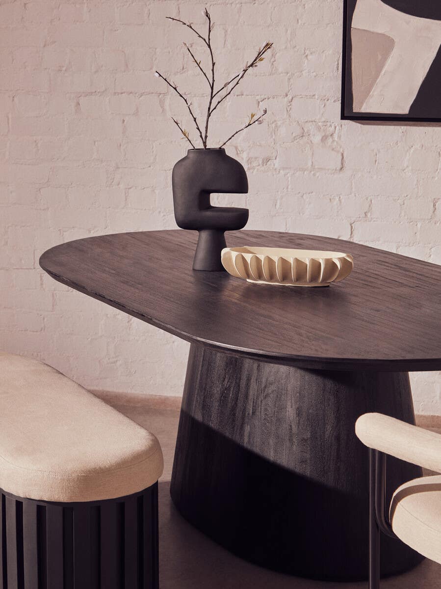 Sustainable Mango Wood Dining Table