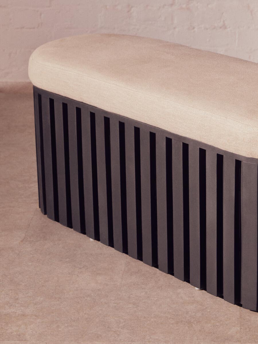 Modern Ridge Base Bench