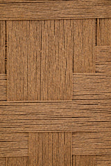 Rustic Charm Mango Wood Sideboard with Paper Rope Detail
