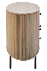 Grey Mango Wood Sideboard with Drawers and Doors - Torello Collection