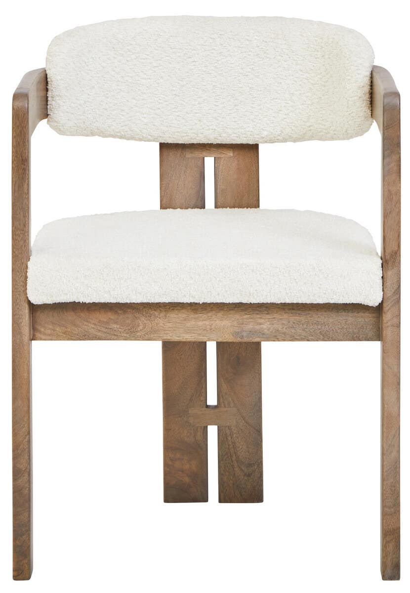 Sleek Grey Wooden Chair