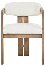 Sleek Grey Wooden Chair
