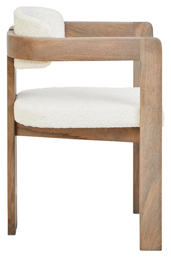 Sleek Grey Wooden Chair