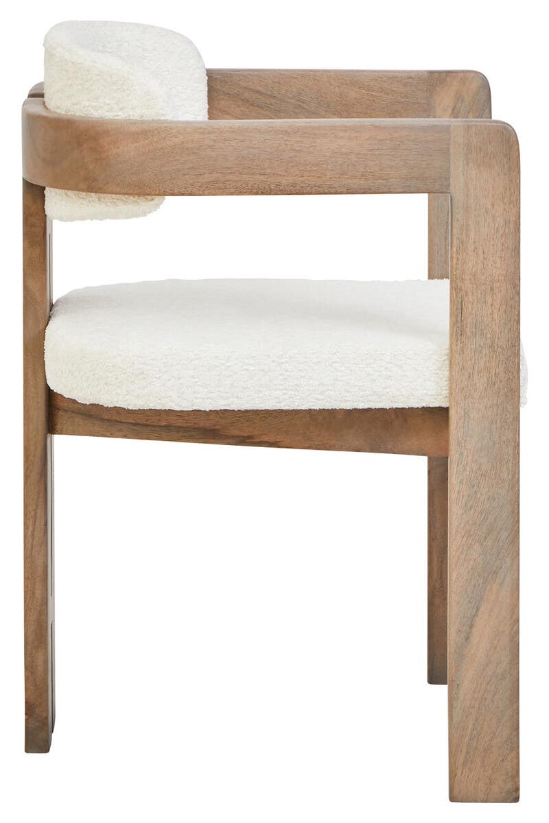 Sleek Grey Wooden Chair