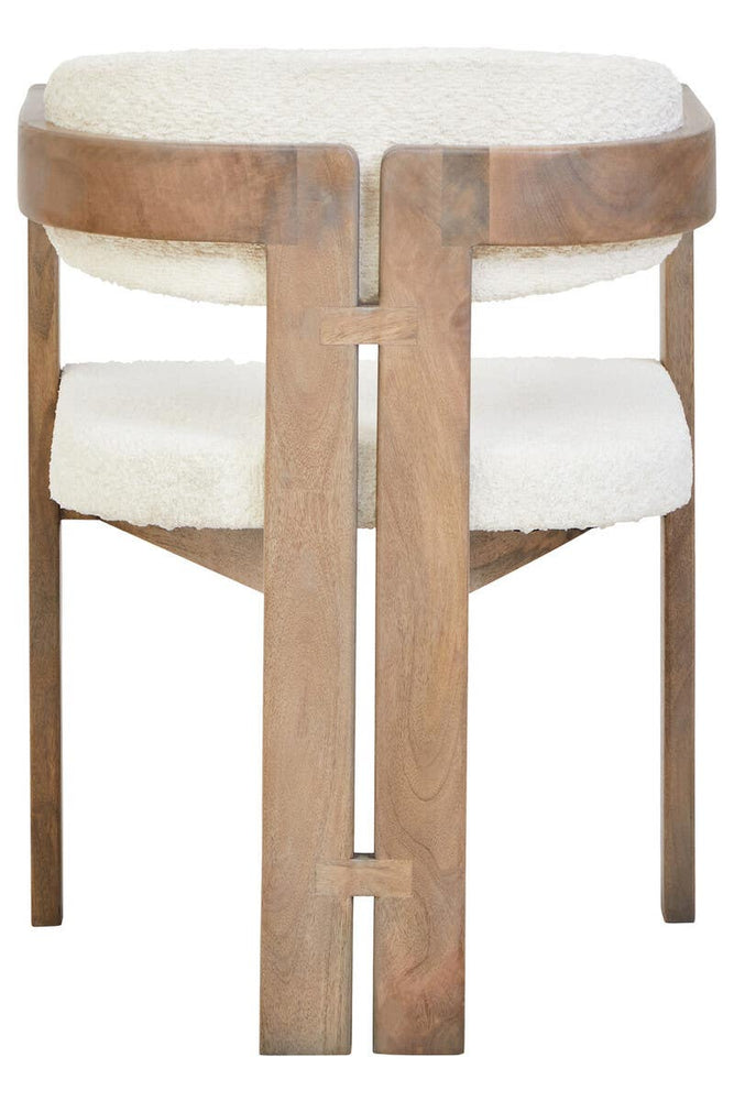 Sleek Grey Wooden Chair