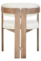 Sleek Grey Wooden Chair