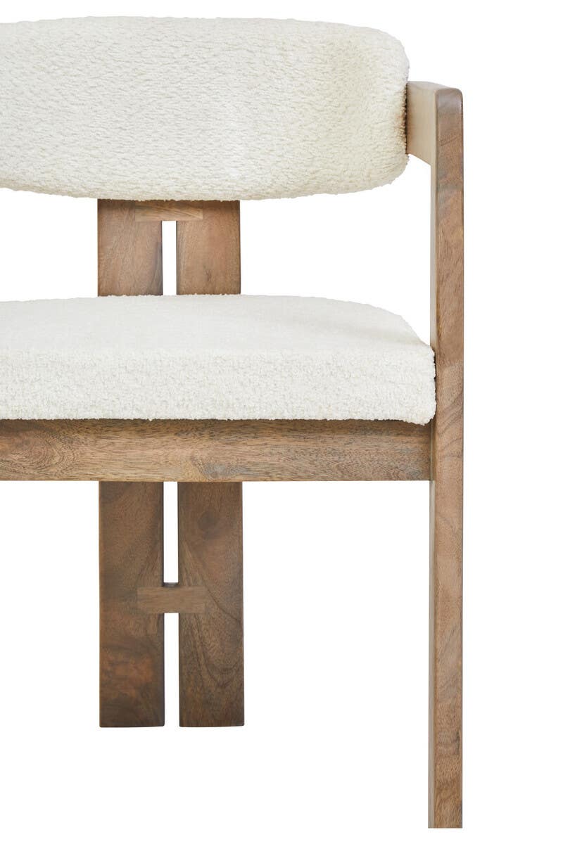 Sleek Grey Wooden Chair