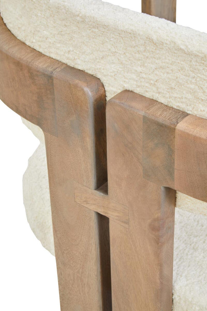 Sleek Grey Wooden Chair