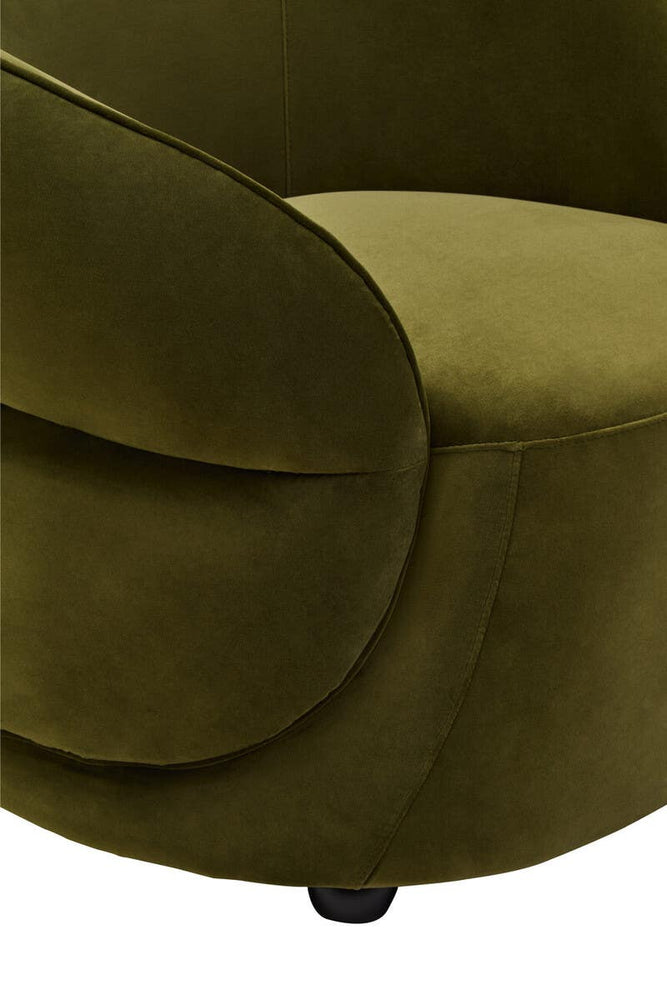 Luxe Forest Green Velvet Chair