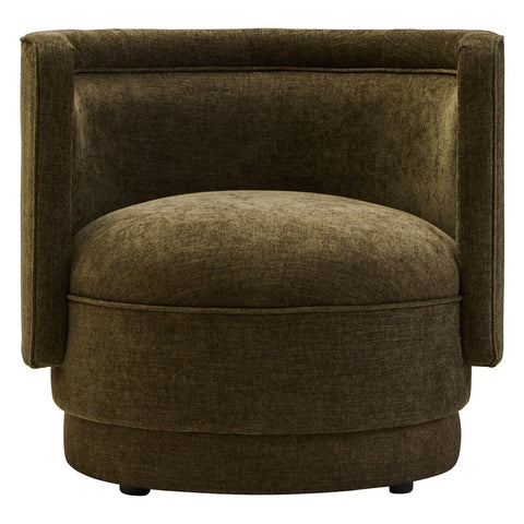 Luxe Green Velvet Lounge Chair