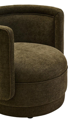 Luxe Green Velvet Lounge Chair